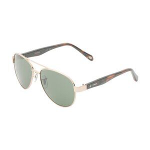 NEW FOSSIL Men's/women  57mm Sunglasses Tortoise/Gold 161mn